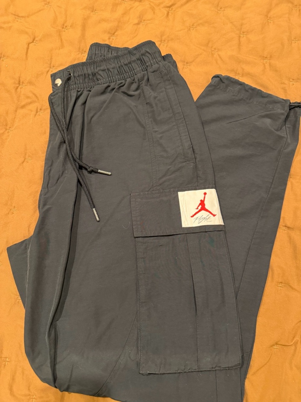 Nike Jordan Men's Black Cargo Jogger Pants